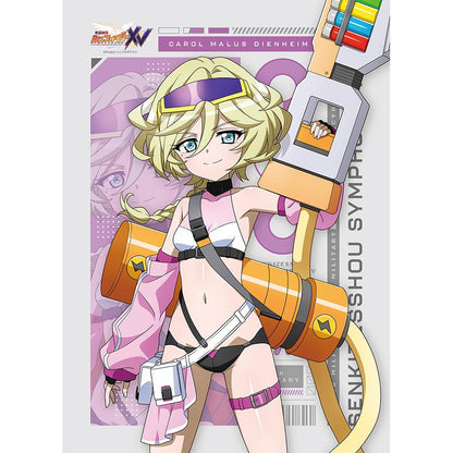 戦姫絶唱シンフォギアXV_描き下ろしB2タペストリー(キャロル/サイバーミリタリー)Wスエード