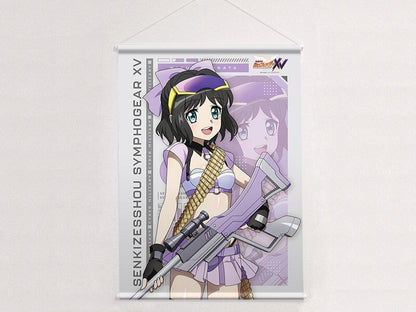 戦姫絶唱シンフォギアXV_描き下ろしB2タペストリー(未来/サイバーミリタリー)Wスエード