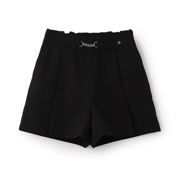 【人気商品再入荷】【直営店で取り扱い無し】チェーンベルト付きショートパンツ