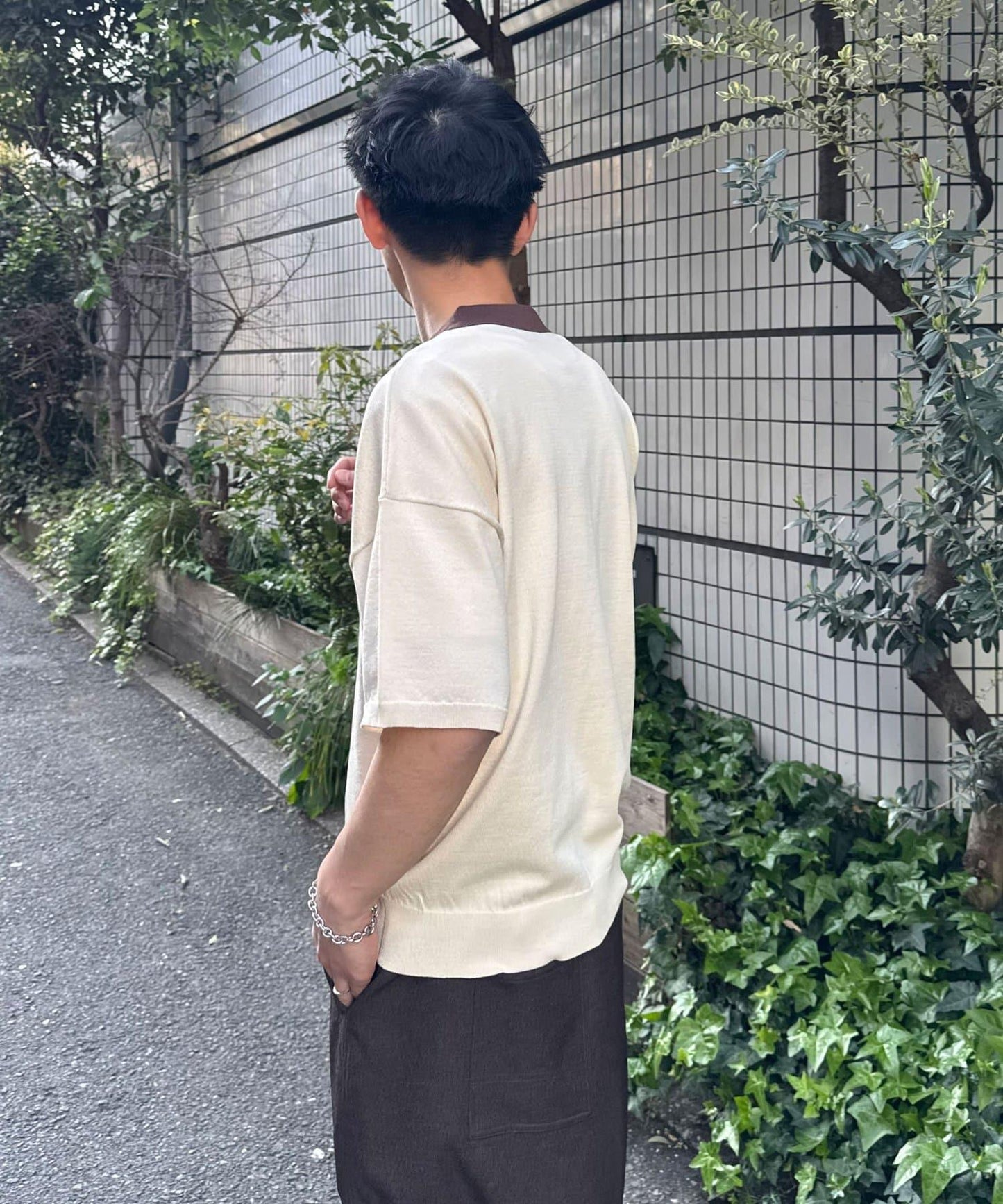 Ciaopanic 假兩件針織Polo衫