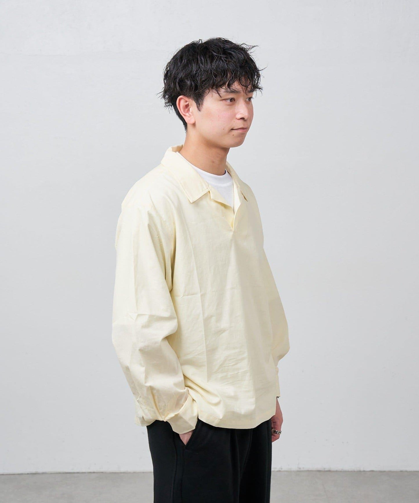 【Kastane】BM スキッパーシャツ2