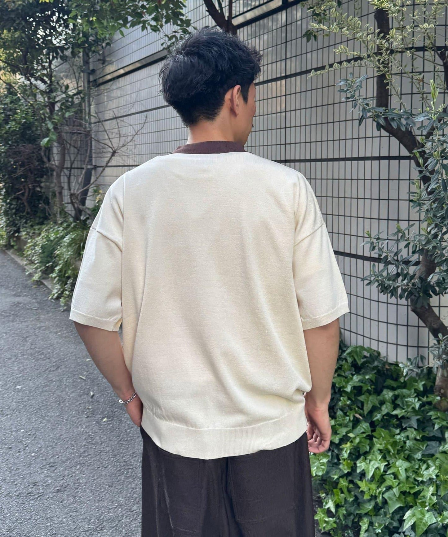 Ciaopanic 假兩件針織Polo衫