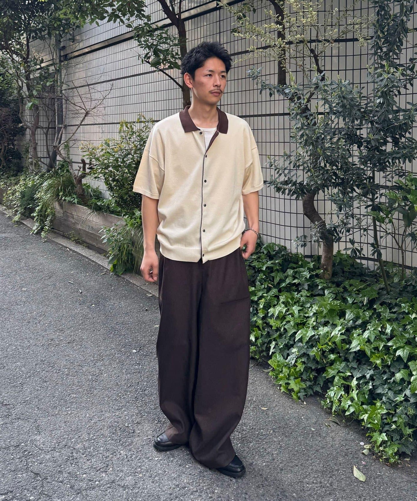 Ciaopanic 假兩件針織Polo衫