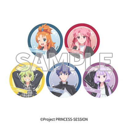 プリンセッション・オーケストラ（Princession Orchestra） 徽章盲盒（全5種）【BOX裝/5個入】