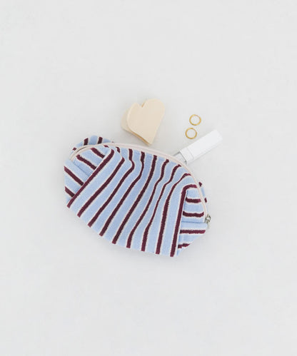 UNFOLD Stripe terry 化妝包