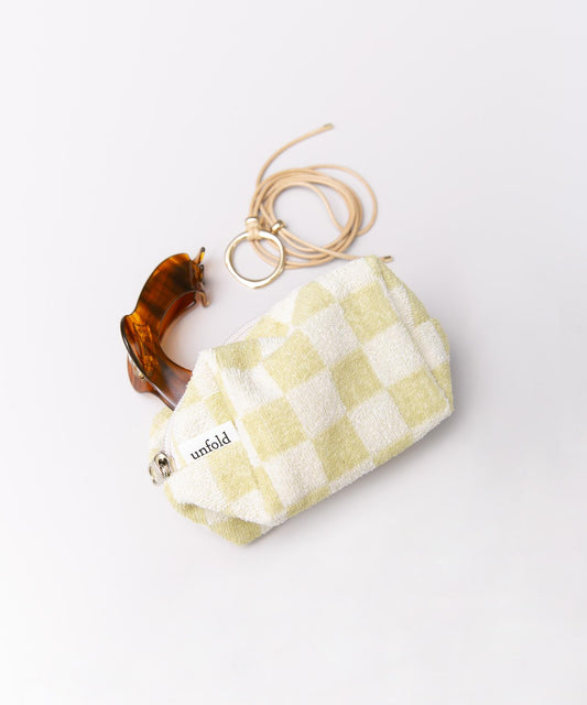 UNFOLD Checker Board Terry 化妝包