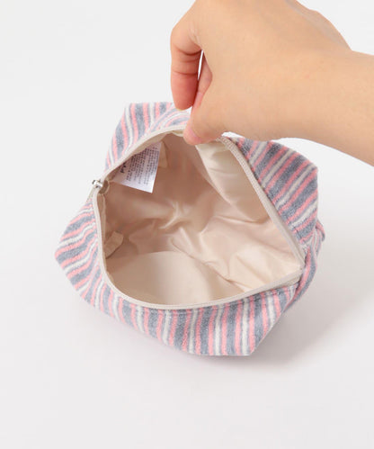 UNFOLD Stripe terry 化妝包