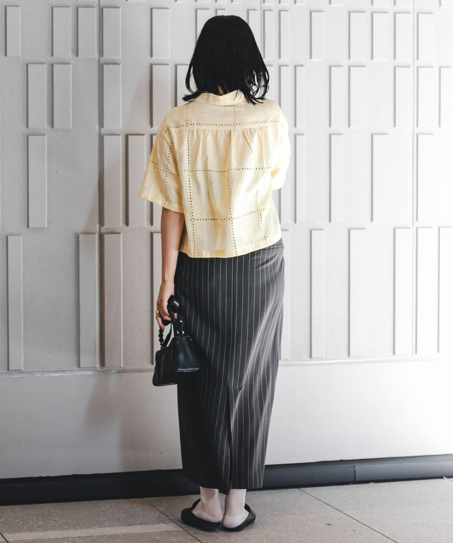 飄逸拼布刺繡襯衫
