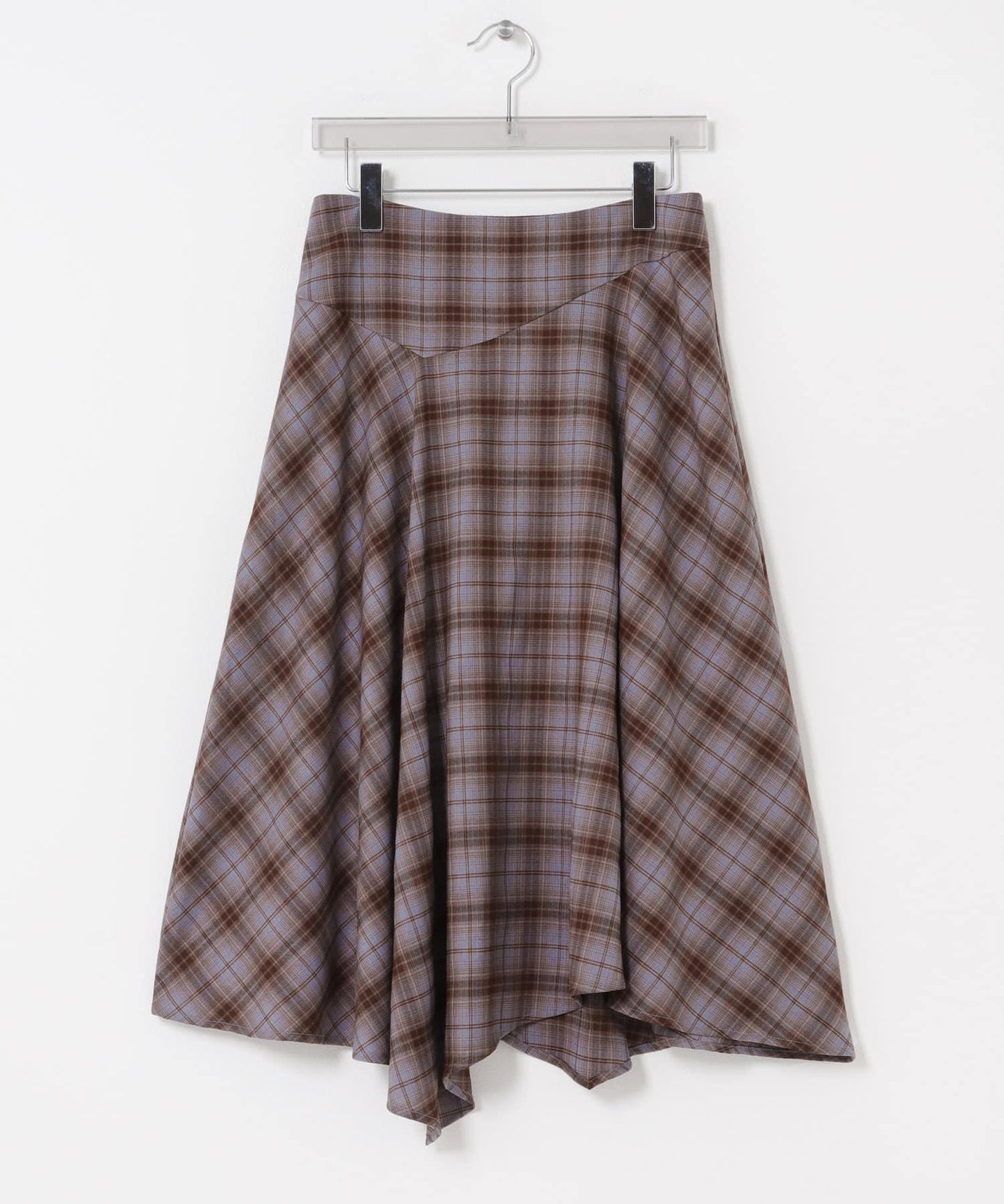 Studio Doe ASYMMETRICAL PLAID SKIRT