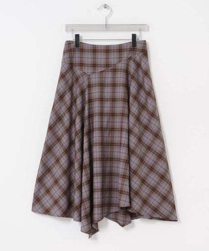 Studio Doe ASYMMETRICAL PLAID SKIRT