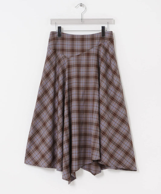 Studio Doe ASYMMETRICAL PLAID SKIRT