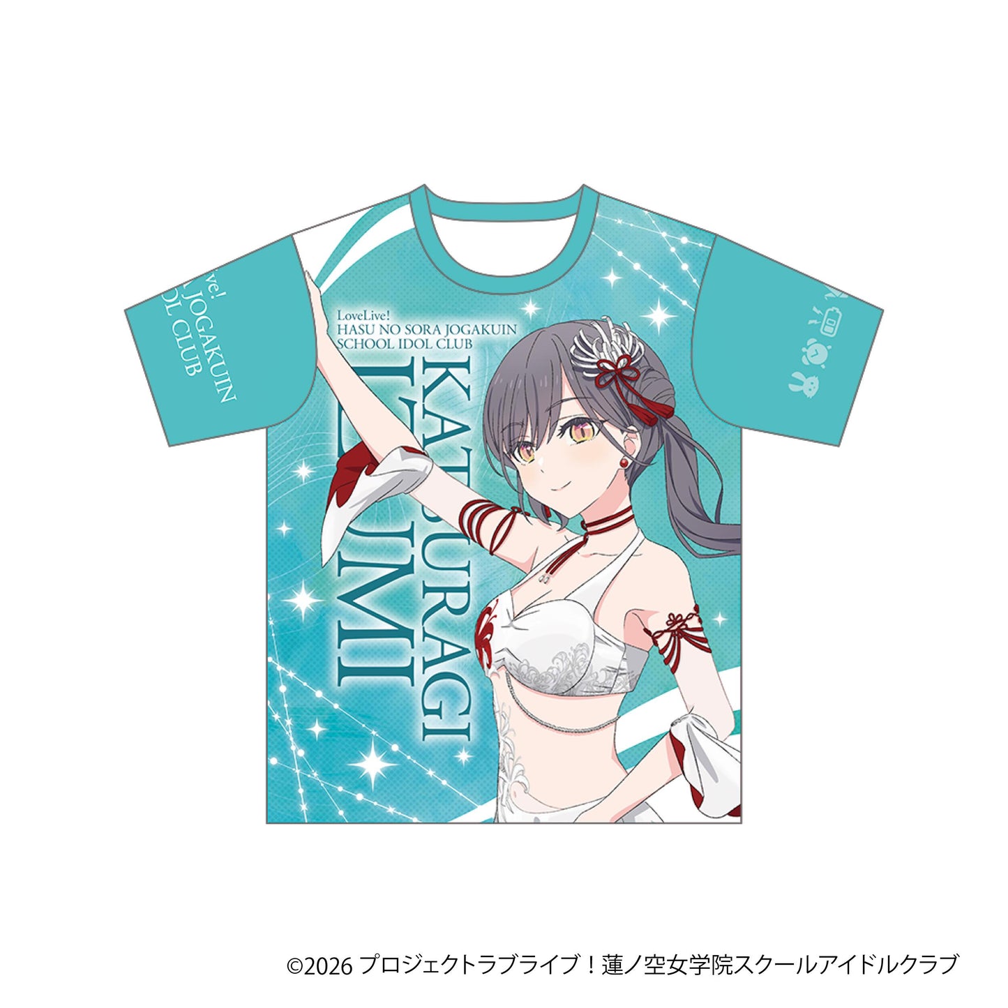 ラブライブ！蓮ノ空女學院スクールアイドルクラブ 全幅印花T恤 桂城泉