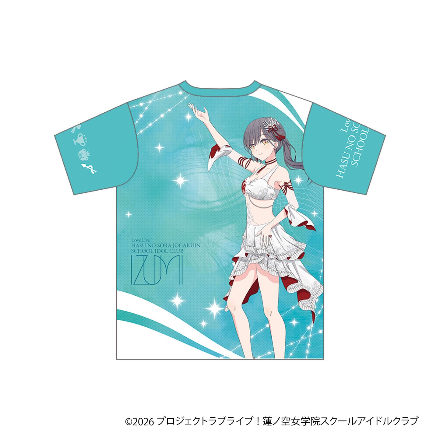 ラブライブ！蓮ノ空女學院スクールアイドルクラブ 全幅印花T恤 桂城泉