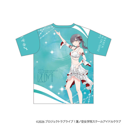 ラブライブ！蓮ノ空女學院スクールアイドルクラブ 全幅印花T恤 桂城泉
