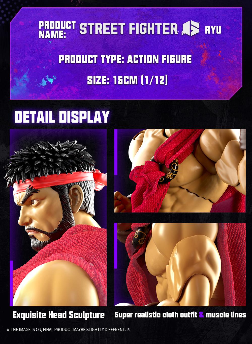 街頭霸王6 52TOYS FigLite リュウ 手辦
