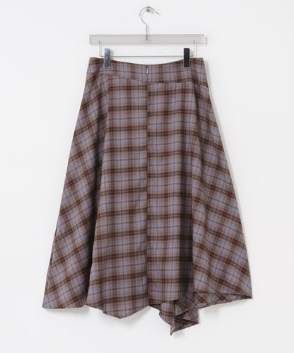 Studio Doe ASYMMETRICAL PLAID SKIRT