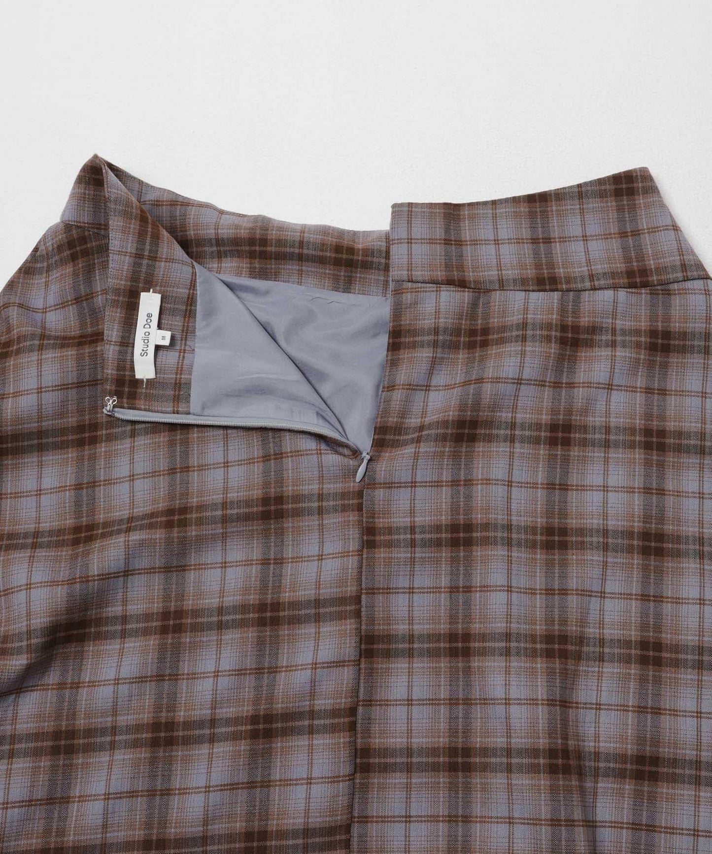 Studio Doe ASYMMETRICAL PLAID SKIRT