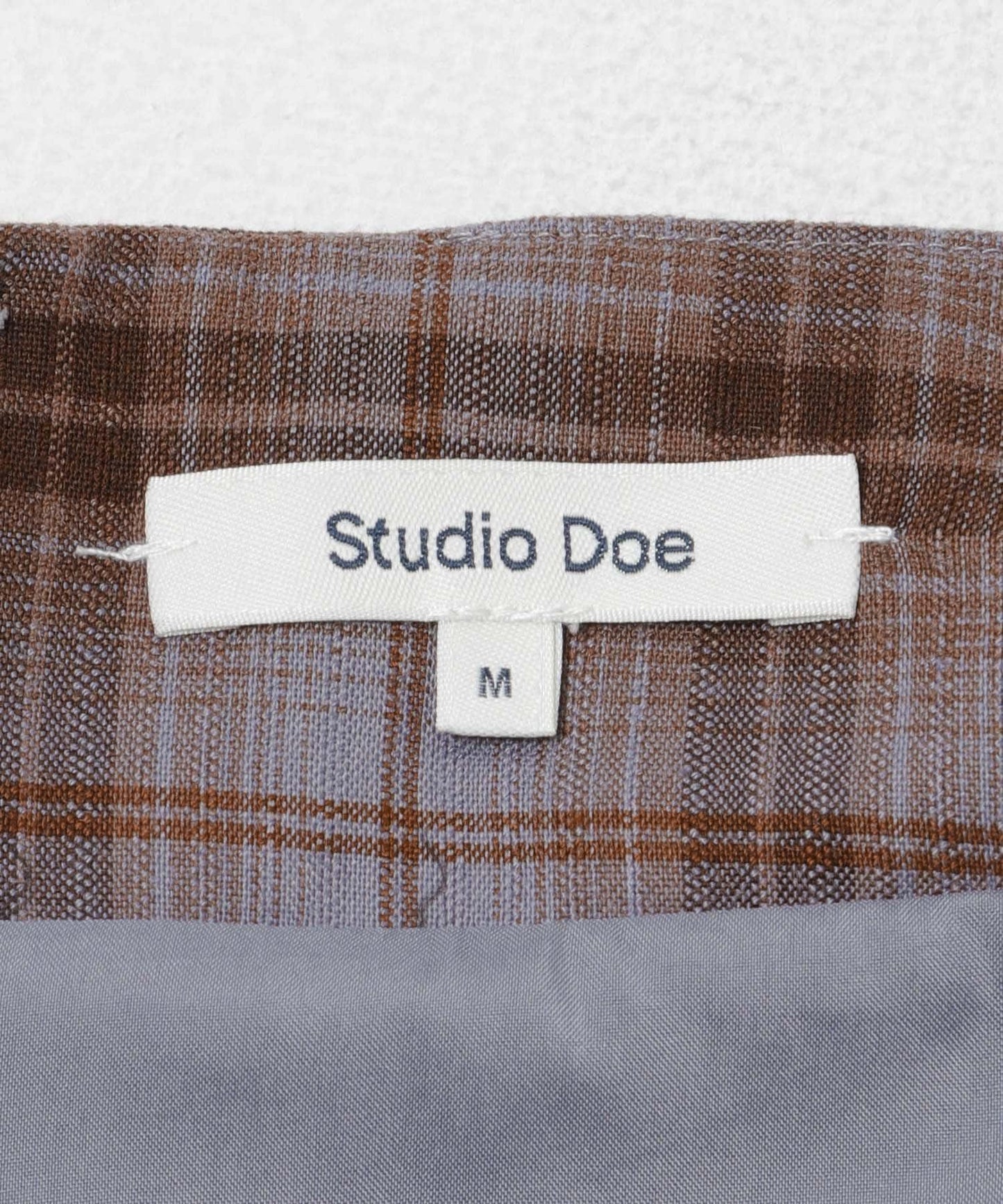 Studio Doe ASYMMETRICAL PLAID SKIRT