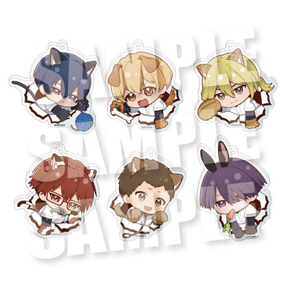《失憶投捕》 びりっと Zoo! 亞克力鑰匙扣 【BOX／6個裝】
