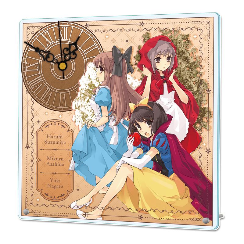 涼宮ハルヒシリーズ（涼宮春日系列） 亞克力座鐘