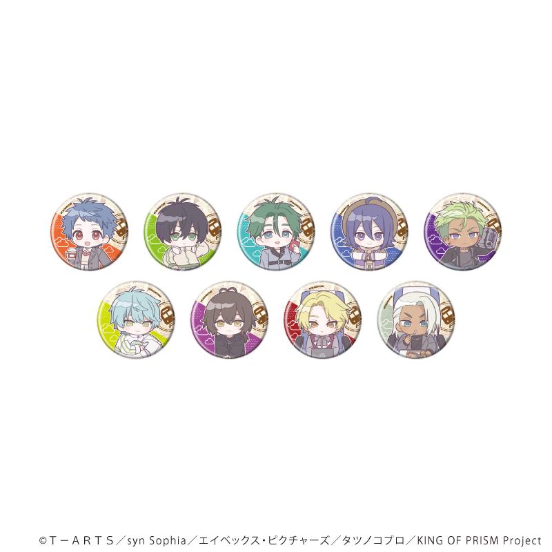 プリティーリズム・レインボーライブ（美妙旋律：彩虹舞臺） 10th ANNIVERSARY 徽章02/完整套裝（全9種）【完整套裝/9個裝】