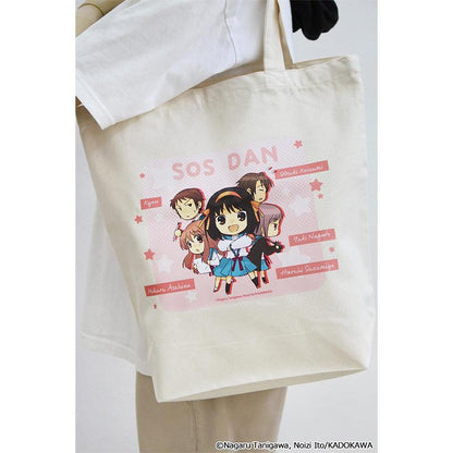 涼宮ハルヒシリーズ（涼宮春日系列） SOS團 帆布托特包