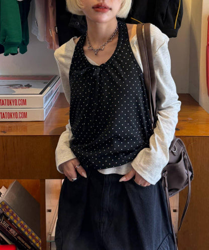 w closet 2WAY 掛脖吊帶開衫套裝