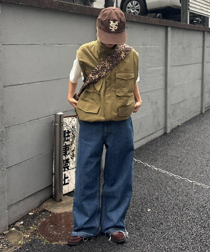 天絲尼龍工裝馬甲