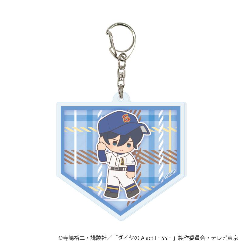 鑽石王牌 actⅡ（鑽石王牌 actⅡ） -Second Season- 降谷暁 亞克力鑰匙扣 04款 (ぽてぬいアート)
