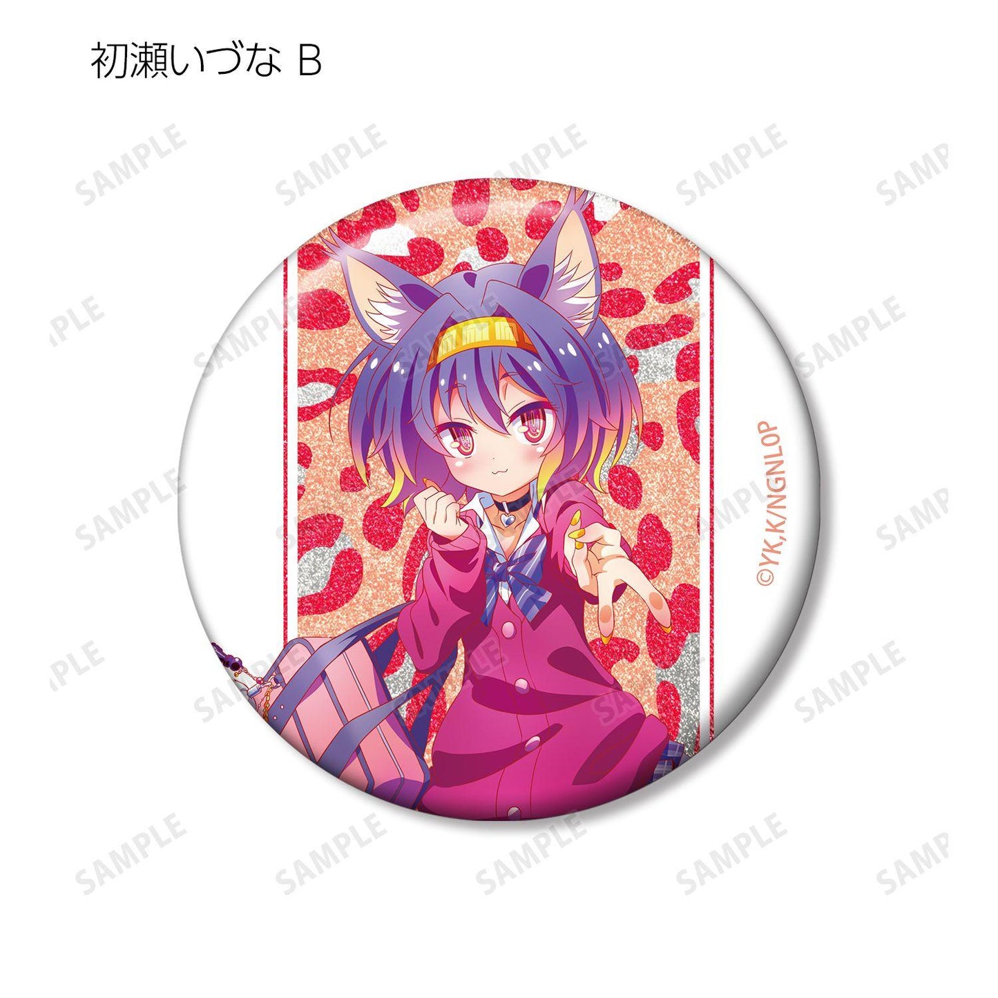 NO GAME NO LIFE 遊戲人生 ゼロ 描き下ろし ギャル制服ver. 閃粉徽章 8個裝整盒