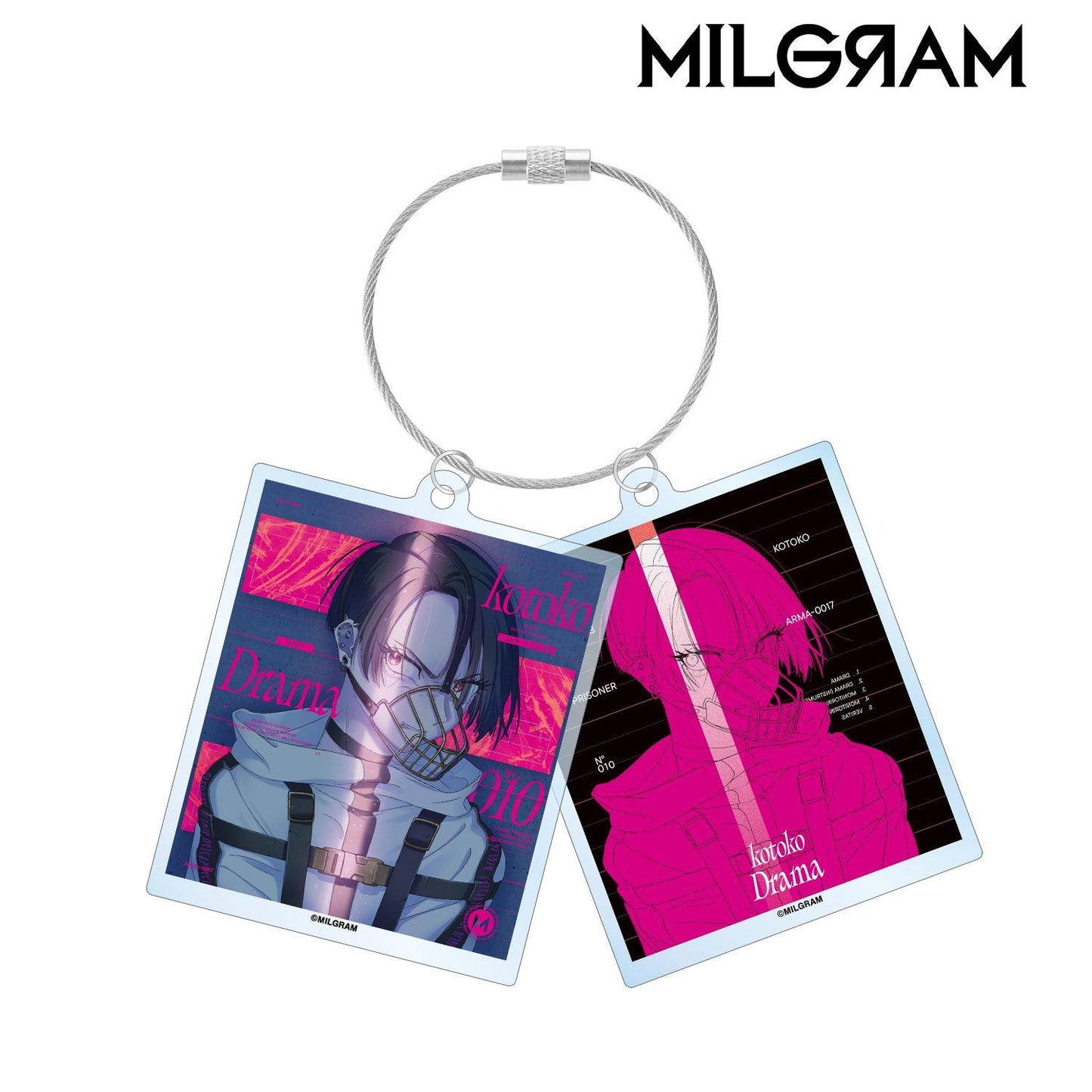 《MILGRAM》_コトコ『ドラマ』 夾克插畫版 2連線BIG亞克力鑰匙扣