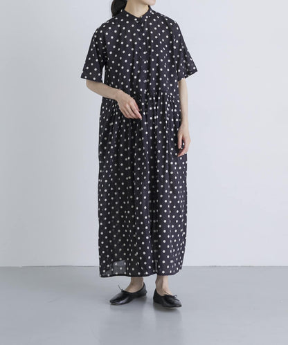SOIL DOT PRINT 短袖連衣裙
