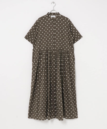 SOIL DOT PRINT 短袖連衣裙