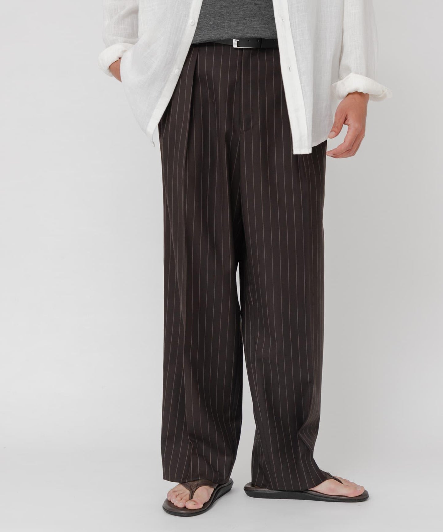 TW STRIPE 直筒褲