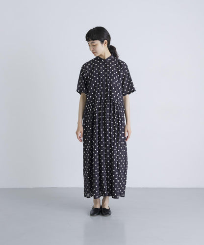 SOIL DOT PRINT 短袖連衣裙