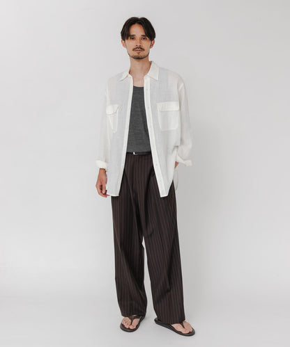TW STRIPE 直筒褲