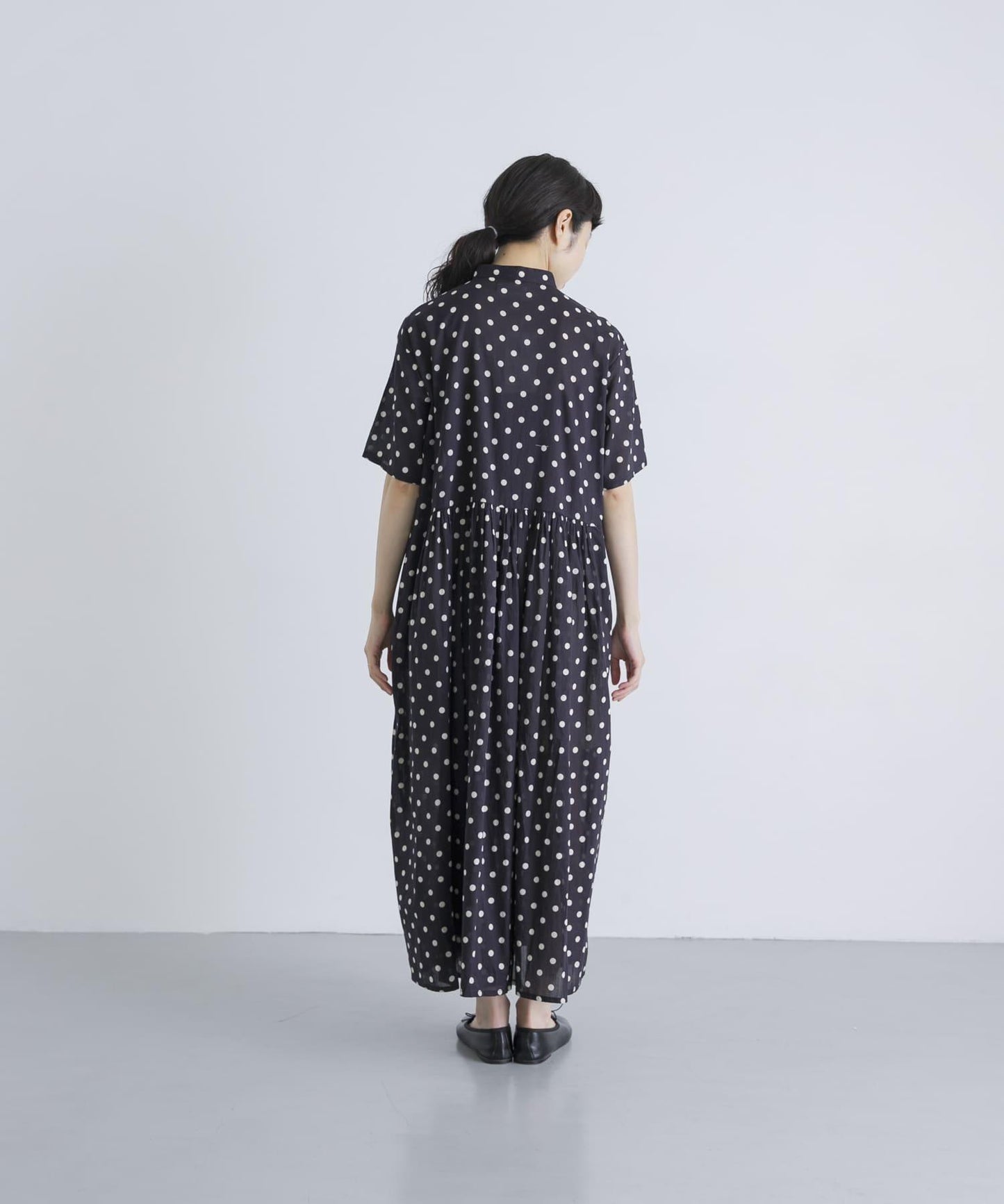 SOIL DOT PRINT 短袖連衣裙