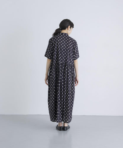 SOIL DOT PRINT 短袖連衣裙