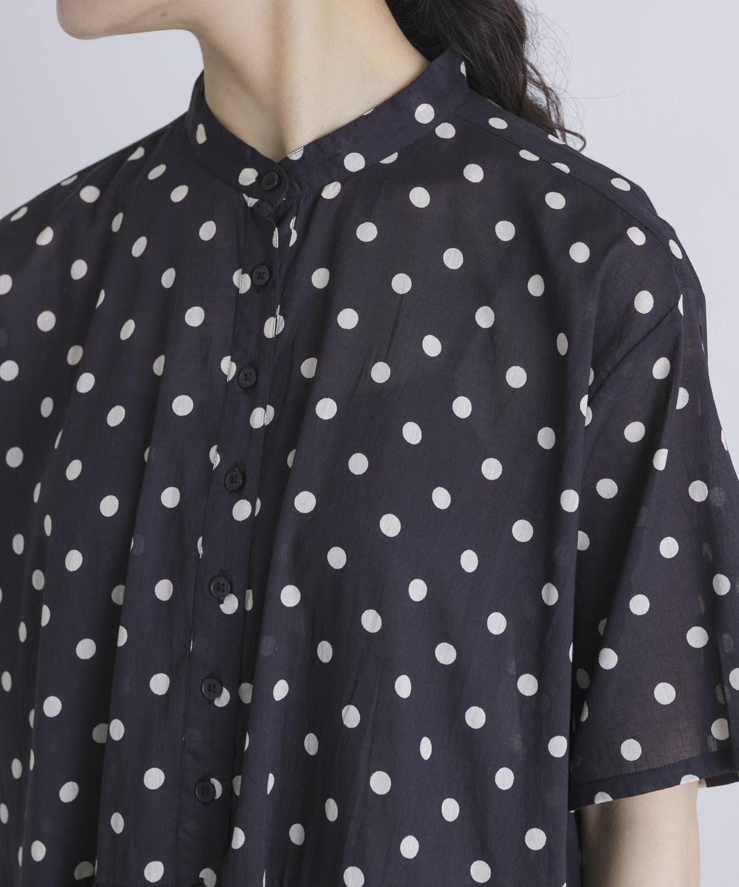 SOIL DOT PRINT 短袖連衣裙