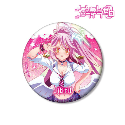 NO GAME NO LIFE 遊戲人生 ゼロ 描き下ろし ジブリール ギャル制服ver. 75mm鐳射徽章