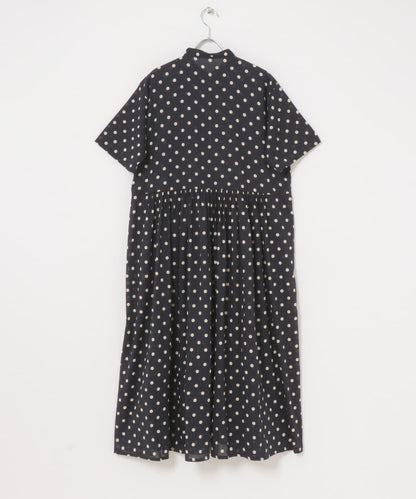 SOIL DOT PRINT 短袖連衣裙