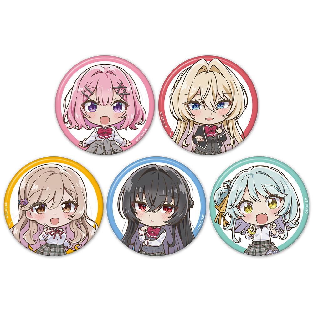 わたしが戀人になれるわけないじゃん、ムリムリ!(※ムリじゃなかった!?) 徽章5件套 れな子&真唯&紫陽花&紗月&香穂