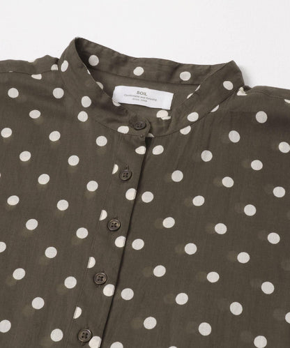 SOIL DOT PRINT 短袖連衣裙