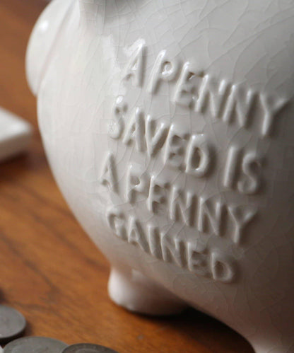 CRACKLE PIGGY BANK 復古風小豬存錢罐