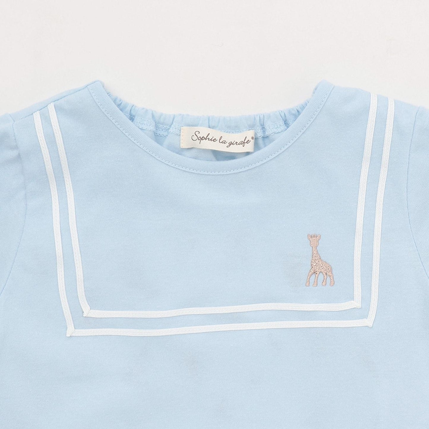 ヨット柄サッカー切り替え半袖Tシャツ【日本製】