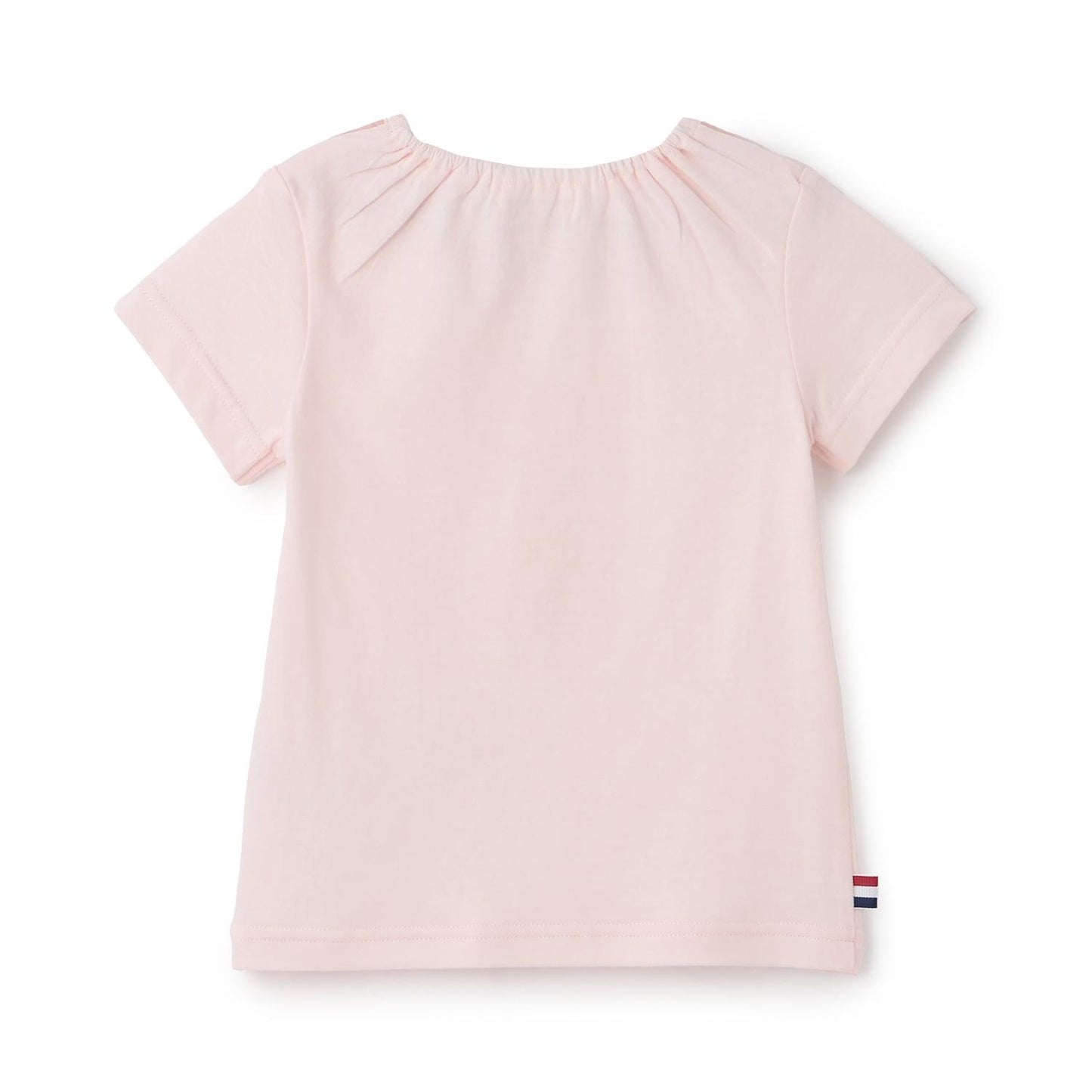 衿つきソフィプリント半袖Tシャツ【日本製】