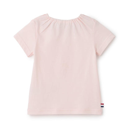 衿つきソフィプリント半袖Tシャツ【日本製】