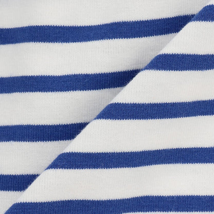 衿付きボーダーチュニック