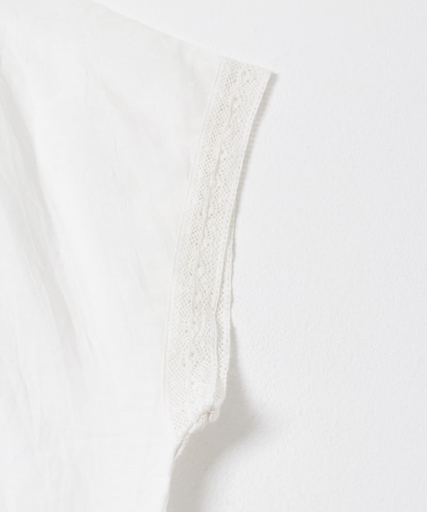 SOIL COTTON VOILE GATHERED SHIRTS