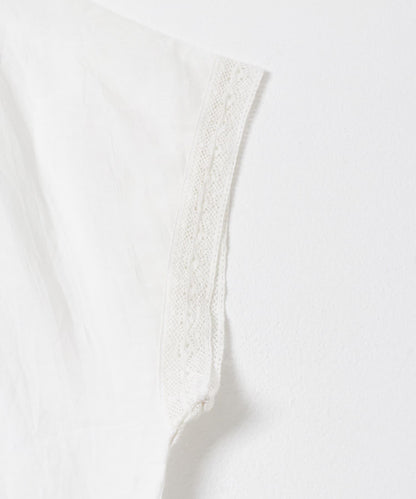 SOIL COTTON VOILE GATHERED SHIRTS
